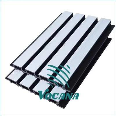 Nowoczesne ognioodporne budynek biurowy minimalistyczny okładzina WPC